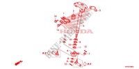 LENKWELLE (STD) für Honda FOURTRAX 420 RANCHER 4X4 Manual Shift RED 2013
