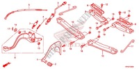 PEDAL/STUFE für Honda FOURTRAX 420 RANCHER 4X4 Manual Shift RED 2013