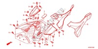 SEITENABDECKUNG/TANKABDECKUNG für Honda FOURTRAX 420 RANCHER 4X4 Manual Shift RED 2013