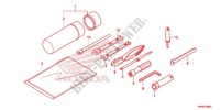 WERKZEUGE/BATTERIEGEHAEUSE für Honda FOURTRAX 420 RANCHER 4X4 Manual Shift RED 2013
