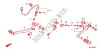 HAUPTSTAENDER/BREMSPEDAL für Honda CB 1100 ABS 2012