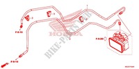 H. BREMSSCHLAUCH/BREMSLEITUNG für Honda CB 500 F ABS WHITE 2013