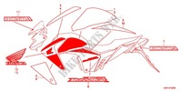 EMBLEM/STREIFEN (CBF150MC) für Honda CB 150 UNICORN DAZZLER 2012