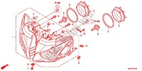 SCHEINWERFER für Honda CBR 1000 RR RED 2012