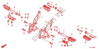 STUFE/KICKARM/ SCHALTPEDAL für Honda CBR 125 BLANC 2012