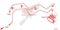 H. BREMSSCHLAUCH/BREMSLEITUNG für Honda CBR 500 R ABS WHITE 2013