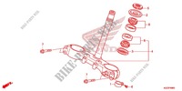LENKSCHAFT/OBERE BRUECKE für Honda CRF 250 M RED 2014