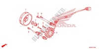 KURBELGEHAEUSEDECKEL, L./ GENERATOR(2) für Honda CRF 450 R 2013