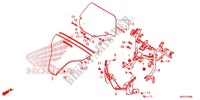 LENKERGRIFF/LENKER DECKEL/WIND SCREEN für Honda CTX 700 DCT ABS 2015