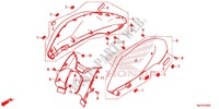 OBERE ABDECKUNG/POSITIONSLEUCHTE für Honda CTX 700 DCT ABS 2014