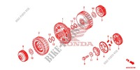 ANLASSERKUPPLUNG  für Honda INTEGRA 700 2013