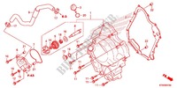 KURBELGEHAEUSEABDECKUNG/WASSERPUMPE für Honda SH 300 ABS 2013