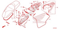 SITZ/HANDGEPAECKFACH für Honda SH 150 ABS SPECIAL 2E 2013