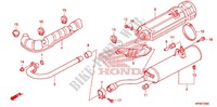 ABGAS SCHALLDAEMPFER(2) für Honda FOURTRAX 420 RANCHER 4X4 Electric Shift 2011