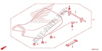 EINZELSITZ(2) für Honda FOURTRAX 500 FOREMAN RUBICON Hydrostatic 2014