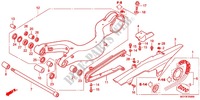 SCHWINGE/KETTENGEHAEUSE für Honda CROSSRUNNER 800 GRISE 2013