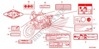 WARNETIKETT(1) für Honda CB 1100 ABS NOIRE 2014