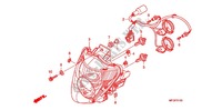 SCHEINWERFER (1) für Honda CB 600 F HORNET ABS 34HP 2010