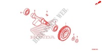 AUSGLEICHSWELLE für Honda CBR 300 ABS HRC TRICOLOR 2015