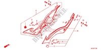 LUFTFILTER/SEITENABDECKUNG für Honda CBR 650 F ABS HRC TRICOLOR 35KW 2014