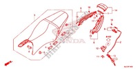 SITZ/WINDLAUF, HINTEN für Honda CBR 650 F ABS HRC TRICOLOR 35KW 2014