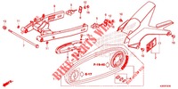 SCHWINGE/KETTENGEHAEUSE für Honda MSX GROM 125 2014
