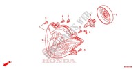 SCHEINWERFER für Honda SH 125 ABS SPECIAL 3ED 2014