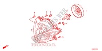 SCHEINWERFER für Honda SH 150 D SPECIAL 3ED 2014