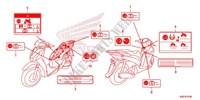 WARNETIKETT(1) für Honda SH 150 D SPECIAL 3ED 2014