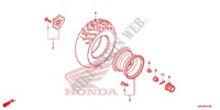 HINTERRAD für Honda FOURTRAX 420 RANCHER 4X4 DCT 2014