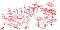 KRAFTSTOFFTANK für Honda FOURTRAX 420 RANCHER 4X4 EPS Manual Shift 2015