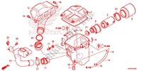 ABDECKUNG, VORNE/LUFTFILTER für Honda FOURTRAX 500 FOREMAN 4X4 Electric Shift, Power Steering Red 2014