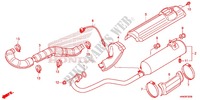 ABGAS SCHALLDAEMPFER(2) für Honda FOURTRAX 500 FOREMAN 4X4 Electric Shift, Power Steering Red 2014