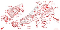 KOTFLUEGEL, VORNE für Honda FOURTRAX 500 FOREMAN 4X4 Electric Shift, Power Steering Red 2014