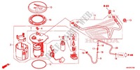 KRAFTSTOFFTANK/KRAFTSTOFFPUMPE für Honda FOURTRAX 500 FOREMAN 4X4 Electric Shift, Power Steering Red 2014