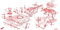 KRAFTSTOFFTANK für Honda FOURTRAX 500 FOREMAN 4X4 Electric Shift, Power Steering Red 2014