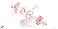 ANTRIEBSFLAECHE/ KICKSTARTERSPINDEL für Honda PCX 125 2015