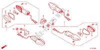 BLINKER(2) für Honda CBR 125 TRICOLORE 2012