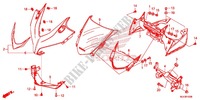 OBERER WINDLAUF für Honda CBR 500 R TRICOLOR 2015