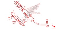 ABGAS SCHALLDAEMPFER(2) für Honda FORZA 125 ABS 2015