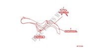 EMBLEM/STREIFEN (VT1300CR/CRA) für Honda VT 1300 C ABS RED 2012