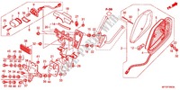 HECKLEUCHTE/KENNZEICHENBELEUCHTUNG (VT1300CR/CRA) für Honda VT 1300 C ABS RED 2012