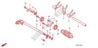 SCHALTTROMMEL/SCHALTGABEL für Honda VT 1300 C ABS RED 2012