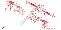 STUFE/KICKARM/ SCHALTPEDAL für Honda VT 1300 C ABS RED 2012