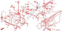 KURBELGEHAEUSEDECKEL, L./ GENERATOR(2) für Honda VT 1300 C FURY ABS RED 2016