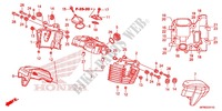 ZYLINDERKOPFDECKEL, HINTEN für Honda VT 1300 C FURY ABS RED 2015
