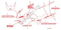 EMBLEM/STREIFEN (CB1300SA 3ED,3F,8E) für Honda CB 1300 ABS FAIRING 2010