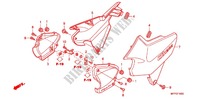 LUFTFILTER/SEITENABDECKUNG für Honda CB 1300 ABS, TETE DE FOURCHE 2011