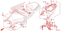 SATTEL für Honda CBR 1000 RR ABS TRICOLOR 2015