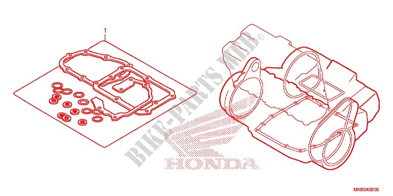 DICHTUNG SATZ B für Honda CBR 1000 RR ABS TRICOLOR 2015